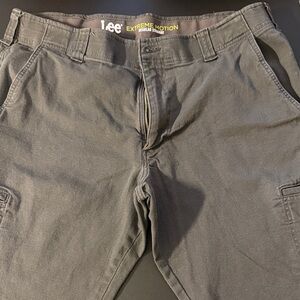 Lee Men’s Cargo Pants in Charcoal Gray